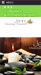 Mobile Screenshot of jennymassagetherapist.com